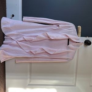 Beautiful pink cotton cashmere cardigan